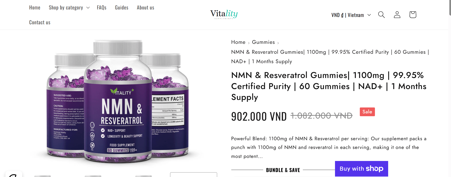 Vitality Supplements UK Review (2026): Pure Longevity Science?